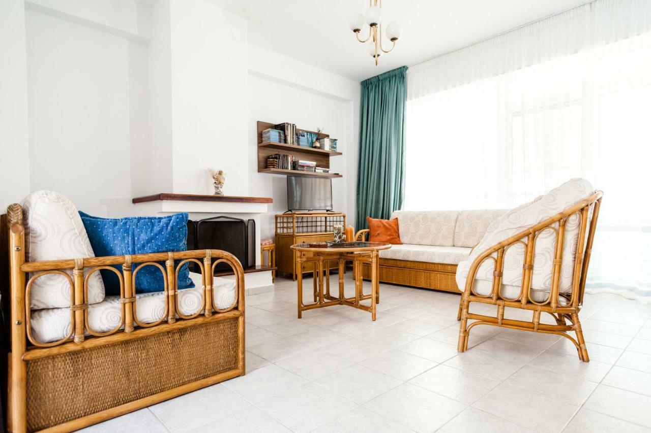 Casa Bianca Μεζονέτα Με Θέα Στη Θάλασσα Lägenhet Neos Marmaras Exteriör bild