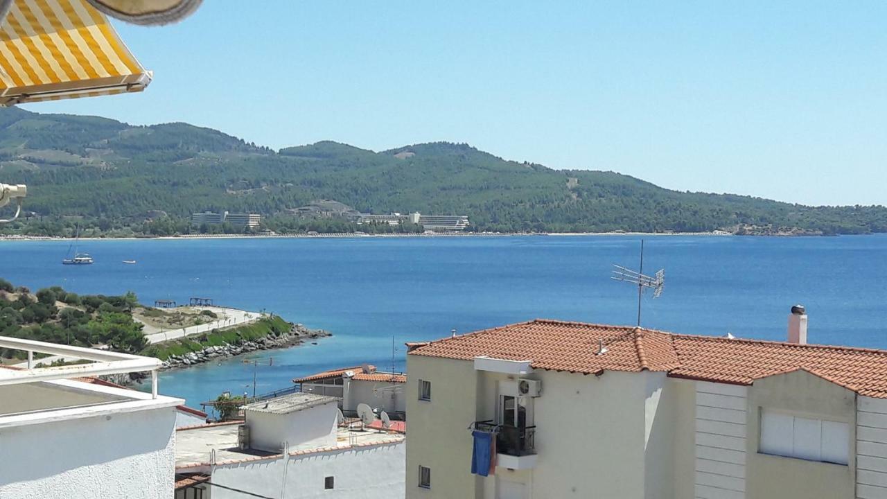 Casa Bianca Μεζονέτα Με Θέα Στη Θάλασσα Lägenhet Neos Marmaras Exteriör bild