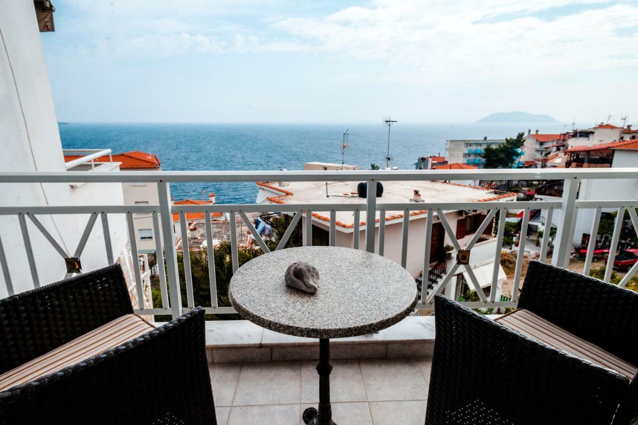 Casa Bianca Μεζονέτα Με Θέα Στη Θάλασσα Lägenhet Neos Marmaras Exteriör bild